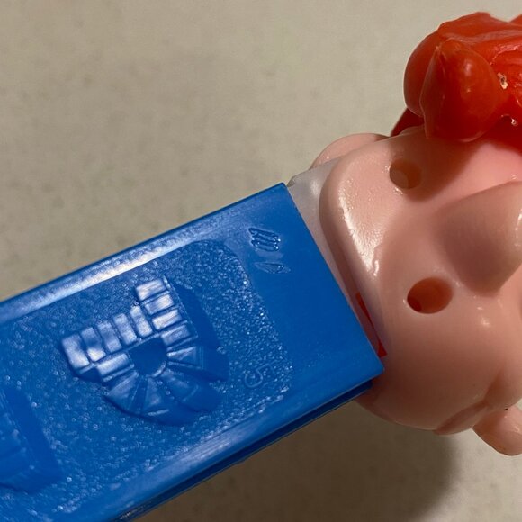 VINTAGE PEZ CANDY DISPENSER NO FEET - PEZ PAL BOY PIRATE 3.9 PAT YUGOSLAVIA - Picture 9 of 14